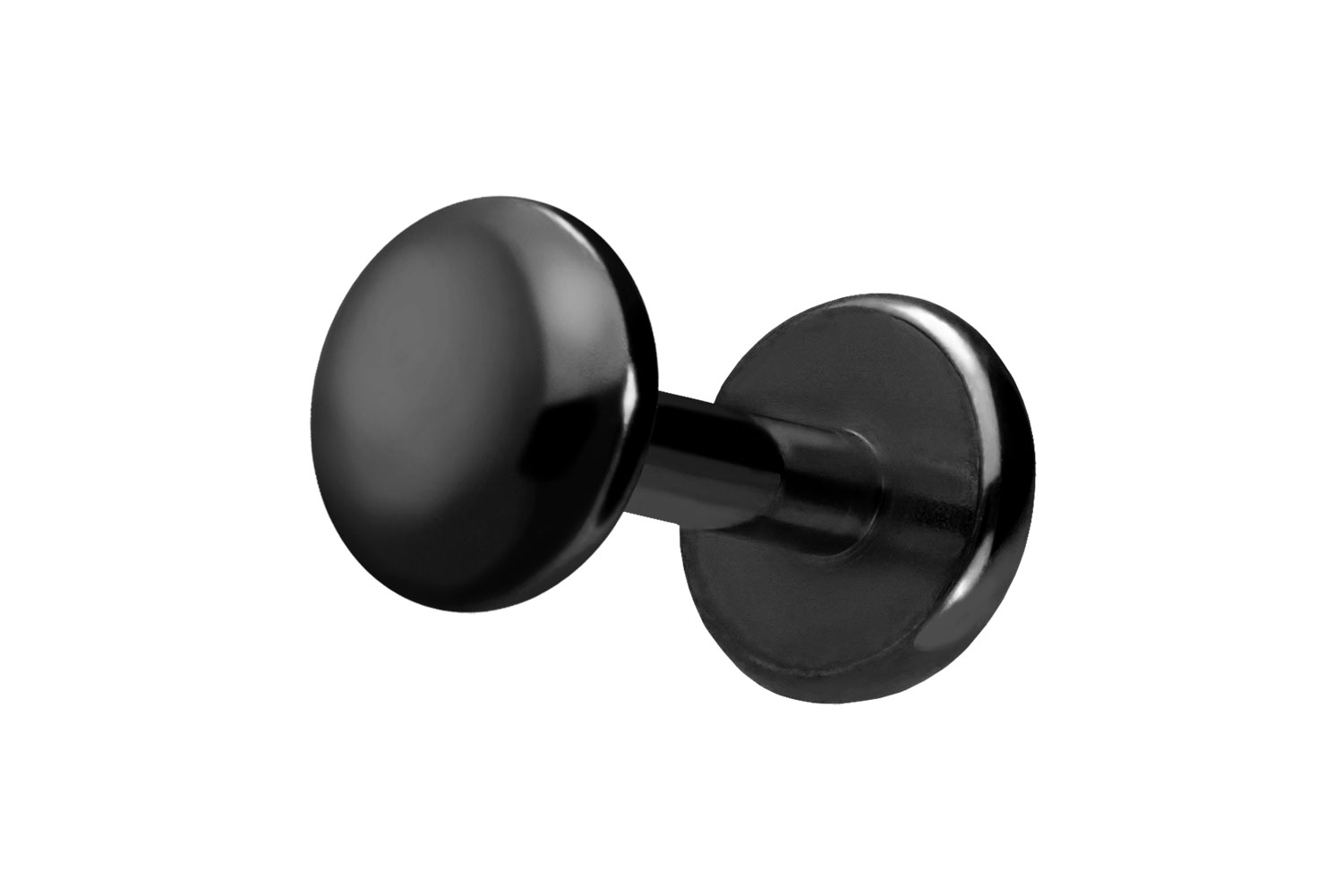 Titan Labret Piercing mit Push Fit DISC